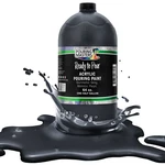 Pouring Masters Gunmetal Gray Metallic Pearl 64OZ Water-based Acrylic Paint. Fixed Price $45.99.