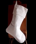 Sedona Designz, Inc. Canvas Stocking 24 Inch, Natural White. Fixed Price $24.99.