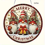 5D Diamond Painting Kit 24X24CM Ornament - Gnome Trio With Present. Fixed Price $17.32.