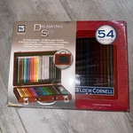 Loew Cornell 54 Piece Drawing Set Watercolor Pencils New Art Kit. Fixed Price $37.00.