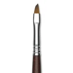 Escoda Prado Tame Synthetic Brush - Angular, Short Handle, Size 6. Fixed Price $19.99.