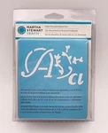 Martha Stewart Italic Flourish Stencil Set New Pattern Template Fancy Letter. Fixed Price $5.99.