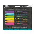 Board Dudes Dry Erase Markers Med Point 6/PK Asst Neon Colors Low Odor School. Fixed Price $10.05.