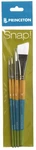 Princeton Snap! Brush Set 4/PKG-ROUND 0, 2, 6, Angle 3/4". Fixed Price $16.55.
