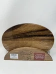 Woodard & Charles 6 Acacia Serving Boards With Stand, Perfect For Servin.... Fixed Price $50.00.