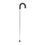 Round Handle Aluminum Walking Cane With Foam Grip, Silver. Fixed Price $27.58.