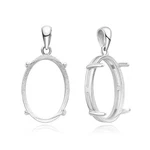 1PC Adabele Authentic 925 Sterling Silver 25MM X 18MM (oval),. Fixed Price $25.72.