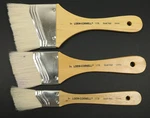 Loew-cornell 3-PIECE Goat Hair Flat Brush Set. Fixed Price $14.95.