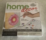 New, Royal Langnickel Paint Your Own Home Decor Canvas Wall Art Gerber Daisy. Fixed Price $15.95.