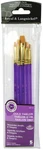 Royal & Langnickel(r) Gold Taklon Value Pack Brush SET-5/PKG. Fixed Price $10.50.