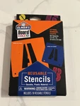 Elmers Board Mate Reusable Stencils Letters Numbers Brand New Tracing. Fixed Price $7.99.