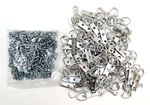 Nos! Open Box Of 90 Moore Small 2-SCREW D Ring Frame Hangers, 20 Lb. W/screws. Fixed Price $27.99.
