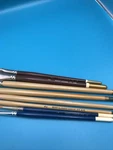 Robert Simmons Artist Paint Brushes - 4 Signet, 2 Gold Master, White Sable. Fixed Price $30.00.