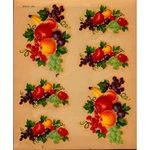 Two Vintage Meyercord Decals #840B Fruit Apples Bananas Grapes Kitchen. Fixed Price $12.97.