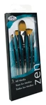 Royal Langnickel Paint Brushes Zen 732 Set Fan Oval Shader Anglular Media. Fixed Price $12.59.