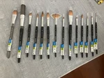 Aqua Elite Princeton Watercolor Brushes Lot Of 14 Different Quality. Fixed Price $55.99.