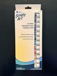 Sealed! Simply Art Loew Cornell 12 Watercolor Paint Set-new Old Stock. Fixed Price $14.99.