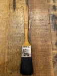 Vtg Paint Brush Wooden Handle Antique Old Art Trade Metal Band Craftsman Hanlon. Fixed Price $15.95.
