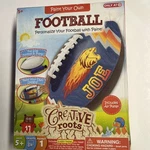 New Paint Your Own Football Personalize W/ Includes Air Pump. Fixed Price $14.40.