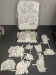 Tri Chem Sun Glo 1194 Noah Ark To Paint Complete !! 8 Hanging Animals. Fixed Price $20.40.