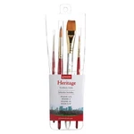 Princeton Heritage, Series 4050, Synthetic Sable Paint Brush For 1, Scarlet. Fixed Price $49.90.