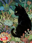 Bulerrylulu Black Cat 5D Diamond Painting Kit 11.8X15.7 Inch Adults. Fixed Price $20.00.