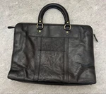 Porter Heritage Leather Briefcase Black A4 Storage Mens Business Bag. Fixed Price $344.13.