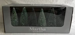 Martha Stewart Home Set Of 12 Green Brush Trees Christmas Decor Nib. Fixed Price $53.00.