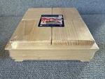 Demis Wooden Jewelry Box 8X8X3 Inch Natural Gift Craft Diy Project Storage. Fixed Price $16.99.