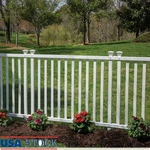 No-dig Vinyl Fence Kit 36IN X 42IN Pack Durable Garden Dog Easy Install. Fixed Price $104.14.