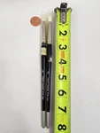 Lot Of 2 Robert Simmons Paint Brushes - Fabric Master Round Scrubber Size 6 & 8. Fixed Price $6.95.