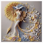 5D Diy Special Shaped Charming Goddess Diamond Art Painting Kit Full Drill. Fixed Price $14.99.