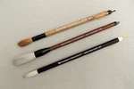Chinese Calligraphy 3 Brushes Northern Wolf Hair Yuming Connoisseur Art. Fixed Price $29.99.