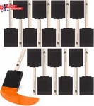 Bates- Foam Paint Brushes, 2 Inch, 16 Pack, Wooden Handle, Sponge For. Fixed Price $12.31.