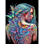 Stalente Diamond Painting Kits For Adults, 5D 30 X 40 Cm, Butterfly Lady. Fixed Price $10.74.