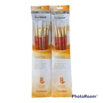 (2) Princeton Art Synthetic White Taklon Real Value Brush SET-5/PKG, P9155. Fixed Price $26.00.
