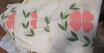 Matching Hand Painted With Tri-chem 44X 13" Long Dresser Scarfs. Fixed Price $6.50.