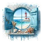 Fhbubpup Beach Diamond Painting Kits For Adults, 30 X Cm, Lighthouse. Fixed Price $16.99.