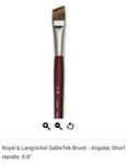 Royal & Langnickel Sabletek Artist Brushes For Oil Painting, Short Handle. Fixed Price $9.75.