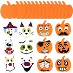 Sumind 32 Pieces Halloween Foam Pumpkin Craft Kit And Medium, Orange. Fixed Price $20.78.