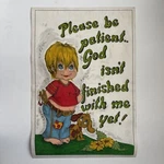 Picture To Paint Tri-chem Artex 8260 Please Be Patient God-boy Puppy -complete. Fixed Price $24.95.