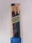 Set 7 Color Paint Brushes Natural Hair Artist Water Oils Acrylic. Fixed Price $8.00.