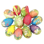 12PCS Vintage Style Paper Mache Foam Egg Hanging Ornaments Easter Decoration. Fixed Price $16.92.