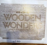 New Tri Chem Wooden Wonders 0740. Fixed Price $10.19.