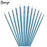 Bianyo Flat Head Watercolor Gouache Paint Brushes Nylon Hair 12PCS/PACK. Fixed Price $12.85.
