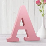 6 Inch Pink Letters Unfinished Wooden For Wall Maga Decorative S.... Fixed Price $12.41.