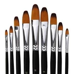 Artist Paint Brushes SET9 Pcs Professional Filbert For Acrylic Oil Wa.... Fixed Price $17.20.