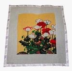 Fancy Stitches Needlepoint Canvas Unstitched, Pre-printed Floral Hp F90. Fixed Price $29.98.