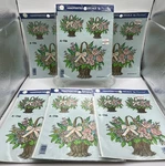 Vtg 1992 Nos A-116 Decorcal Flower Baskets Hand Painted DECALS-6 Full Sheets!. Fixed Price $25.00.