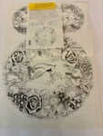 Vtg Tri-chem Unpainted Picture Fruit Wreaths Christmas Birds Liquid Embroidery. Fixed Price $15.99.